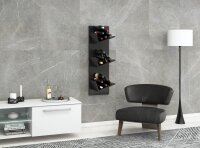 VCM my home Weinregal Vinosi schwarz 33,0 x 25,6 x 106,5 cm, 1 St.