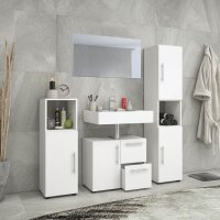 VCM my bath Badschrank Flandu 913682 weiß 31,0 x 30,0 x 93,0 cm