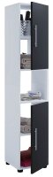VCM my bath Badschrank Flandu 913687 schwarz 31,0 x 30,0 x 160,0 cm