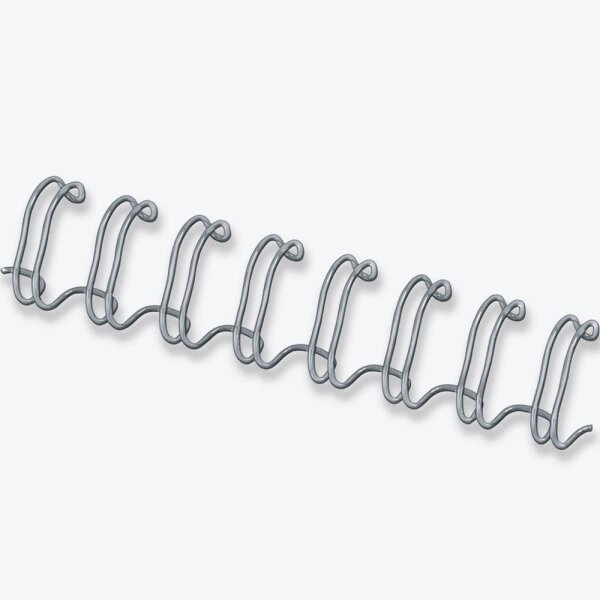 Fellowes Drahtbinderücken silber für 35 Blatt, 100 St.