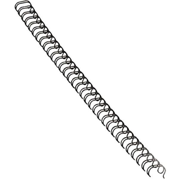 Fellowes Drahtbinderücken schwarz für 120 Blatt, 100 St.
