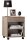 VCM my home Rolda Nachttisch rechteckig Spanplatte eiche 45,0 x 38,0 x 54,0 cm, 1 St.