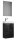 VCM my bath Badmöbel-Set 3-teilig Slito 914134 schwarz 41,0 x 22,0 x 130,0 cm