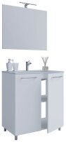VCM my bath Badmöbel-Set 3-teilig Gilos 914339 weiß 80,0 x 46,0 x 86,0 cm