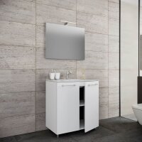 VCM my bath Badmöbel-Set 3-teilig Gilos 914339 weiß 80,0 x 46,0 x 86,0 cm