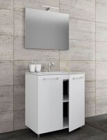 VCM my bath Badmöbel-Set 3-teilig Gilos 914339 weiß 80,0 x 46,0 x 86,0 cm