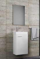 VCM my bath Badmöbel-Set 3-teilig Slito 914133 weiß 41,0 x 22,0 x 130,0 cm