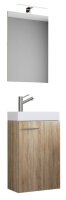 VCM my bath Badmöbel-Set 3-teilig Slito 914135 sonoma-eiche 41,0 x 22,0 x 130,0 cm