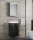 VCM my bath Badmöbel-Set 3-teilig Slito 914137 schwarz 41,0 x 22,0 x 130,0 cm