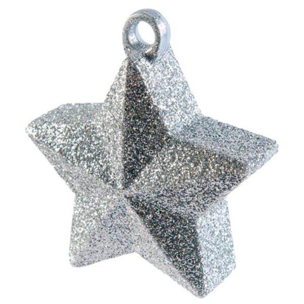 amscan® Ballongewicht silber Stern, 1 St.