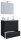 VCM my bath Badmöbel-Set 3-teilig Schubo 914349 schwarz 60,0 x 46,0 x 86,0 cm