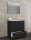 VCM my bath Badmöbel-Set 3-teilig Schubo 914349 schwarz 60,0 x 46,0 x 86,0 cm