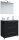 VCM my bath Badmöbel-Set 3-teilig Schubo 914349 schwarz 60,0 x 46,0 x 86,0 cm