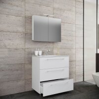 VCM my bath Badmöbel-Set 3-teilig Schubo 914354 weiß 60,0 x 46,0 x 86,0 cm