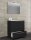 VCM my bath Badmöbel-Set 3-teilig Schubo 914352 schwarz 80,0 x 46,0 x 86,0 cm