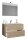 VCM my bath Badmöbel-Set 3-teilig Badinos 914326 sonoma-eiche 60,0 x 46,0 x 50,0 cm