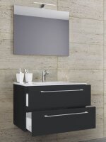VCM my bath Badmöbel-Set 3-teilig Badinos 914325 schwarz 60,0 x 46,0 x 50,0 cm