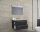 VCM my bath Badmöbel-Set 3-teilig Badinos 914325 schwarz 60,0 x 46,0 x 50,0 cm