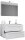 VCM my bath Badmöbel-Set 3-teilig Badinos 914333 weiß 80,0 x 46,0 x 50,0 cm