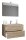 VCM my bath Badmöbel-Set 3-teilig Badinos 914335 sonoma-eiche 80,0 x 46,0 x 50,0 cm