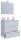 VCM my bath Badmöbel-Set 3-teilig Schubo 914348 weiß 60,0 x 46,0 x 86,0 cm