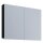 VCM my bath Spiegelschrank VCB 1 914458 schwarz 60,0 x 12,0 x 59,2 cm