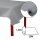 PROnappe Tischdecke grau 1,2 x 20,0 m, 4 Rollen