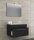 VCM my bath Badmöbel-Set 3-teilig Badinos 914809 schwarz 60,0 x 46,0 x 50,0 cm