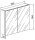VCM my bath Badmöbel-Set 3-teilig Schubo 914355 schwarz 60,0 x 46,0 x 86,0 cm