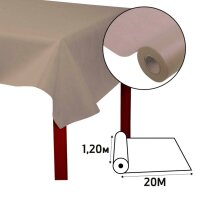PROnappe Tischdecke natur 1,2 x 20,0 m, 4 Rollen