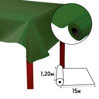 PROnappe Tischdecke olivgrün 1,2 x 20,0 m, 4 Rollen