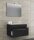 VCM my bath Badmöbel-Set 3-teilig Badinos 914812 schwarz 80,0 x 46,0 x 50,0 cm