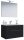 VCM my bath Badmöbel-Set 3-teilig Badinos 914812 schwarz 80,0 x 46,0 x 50,0 cm