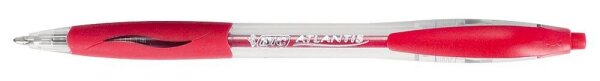 BIC Kugelschreiber ATLANTIS Classic rot/transparent, Schreibfarbe: rot, 1 St.