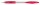 BIC Kugelschreiber ATLANTIS Classic rot/transparent, Schreibfarbe: rot, 1 St.
