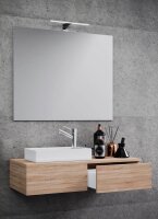 VCM my bath Badmöbel-Set 3-teilig Gudas 914834 sonoma-eiche 85,0 x 35,0 x 29,5 cm