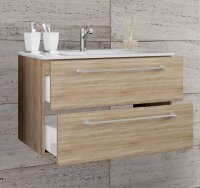 VCM my bath Badmöbel-Set 2-teilig Badinos 914846 sonoma-eiche 60,0 x 46,0 x 50,0 cm