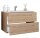 VCM my bath Badmöbel-Set 2-teilig Badinos 914846 sonoma-eiche 60,0 x 46,0 x 50,0 cm