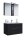 VCM my bath Badmöbel-Set 3-teilig Badinos 914815 schwarz 60,0 x 46,0 x 50,0 cm