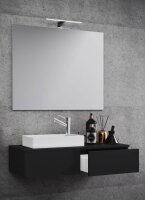 VCM my bath Badmöbel-Set 3-teilig Gudas 914833 schwarz 85,0 x 35,0 x 29,5 cm