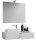 VCM my bath Badmöbel-Set 3-teilig Gudas 914832 weiß 85,0 x 35,0 x 29,5 cm