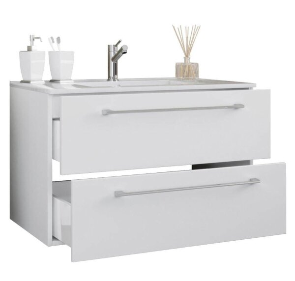 VCM my bath Badmöbel-Set 2-teilig Badinos 914847 weiß 80,0 x 46,0 x 50,0 cm