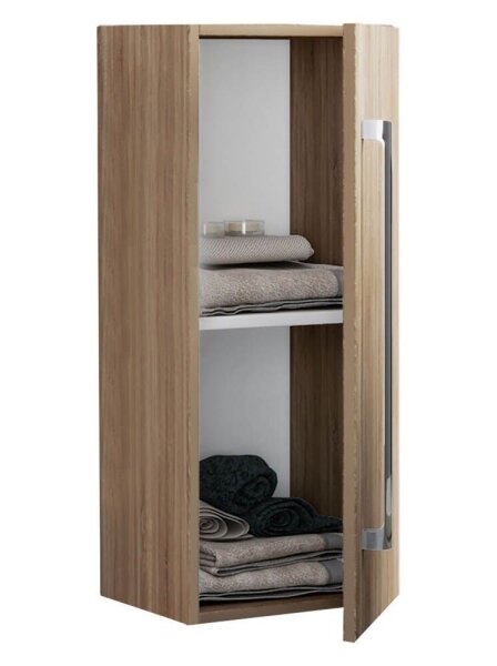 VCM my bath Bad-Hängeschrank VCB 3 914887 sonoma-eiche 33,0 x 22,0 x 75,0 cm