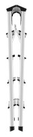 Hailo Stehleiter beidseitig D60 StandardLine silber 2x 5 Stufen, H: 120,0 cm