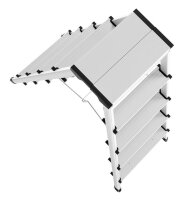 Hailo Stehleiter beidseitig D60 StandardLine silber 2x 5 Stufen, H: 120,0 cm