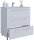 VCM my bath Badmöbel-Set 2-teilig Schubo 914850 weiß 60,0 x 46,0 x 86,0 cm