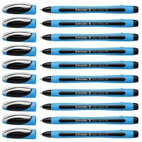 Schneider Kugelschreiber Slider Memo hellblau/schwarz,...