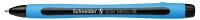 Schneider Kugelschreiber Slider Memo hellblau/schwarz, Schreibfarbe: schwarz, 10 St.