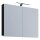 VCM my bath Spiegel mit Beleuchtung VCB 1 914878 schwarz 60,0 x 12,0 x 59,2 cm