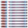 Schneider Kugelschreiber Slider Memo hellblau/rot, Schreibfarbe: rot, 10 St.